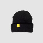 Black Uniforme wool watch cap, knitted toque, beanie, made in the USA, workwear