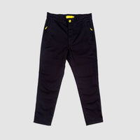 Uniforme black waterproof ripstop work pant, workwear, made in Canada. 