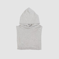 Uniforme grey heavyweight men’s basic hooded sweatshirt, hoodie, made in canada, 100% french terry cotton, workwear