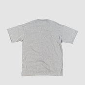 Uniforme grey heavyweight men’s basic t shirt, made in Canada, 100% organic cotton, workwear.