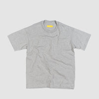 Uniforme grey heavyweight men’s basic t shirt, made in Canada, 100% organic cotton, workwear.