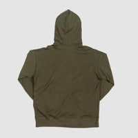 Uniforme olive green heavyweight men’s basic hooded sweatshirt, hoodie, made in canada, 100% french terry cotton, workwear